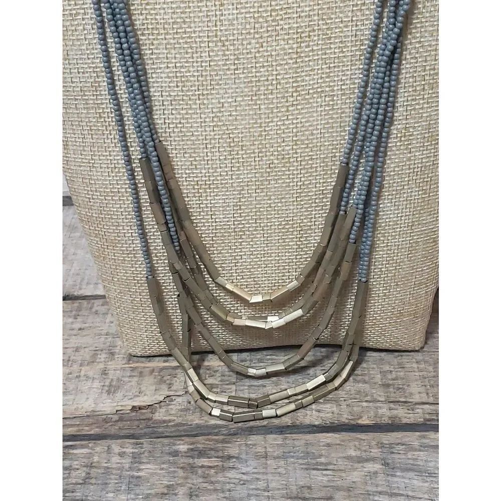 PREMIER DESIGNS Multi Strand Seed Bead Necklace